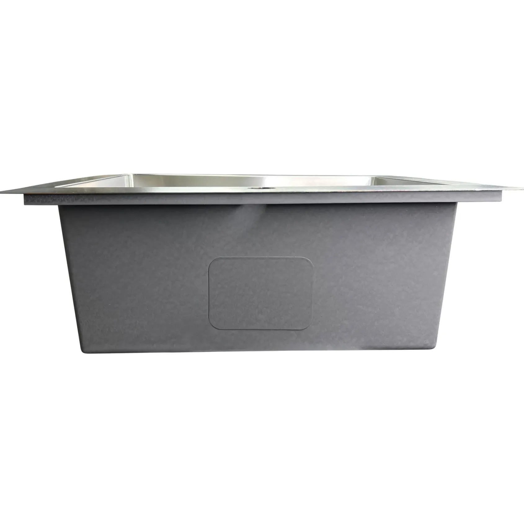Nantucket Sinks Pro Series 25" Drop In/Topmount 304 Stainless Steel Kitchen Sink with Accessories, 16 Gauge, SR2522-16