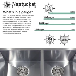 Nantucket Sinks Pro Series 30