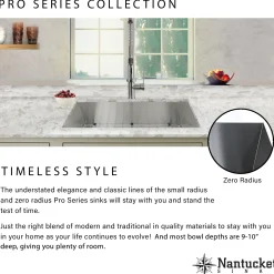 Nantucket Sinks Pro Series 30