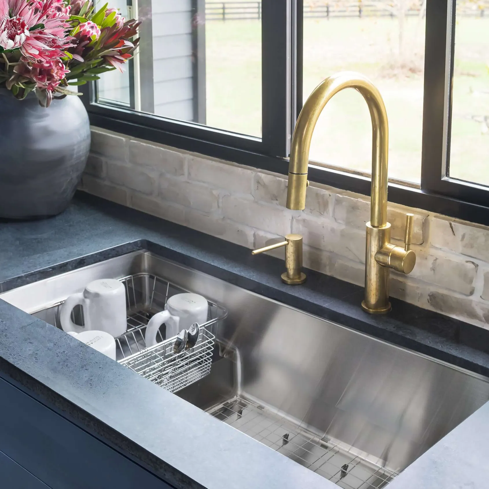 Nantucket Sinks Pro Series 39" Undermount 304 Stainless Steel Kitchen Sink with Accessories, 16 Gauge, STEPPE3918