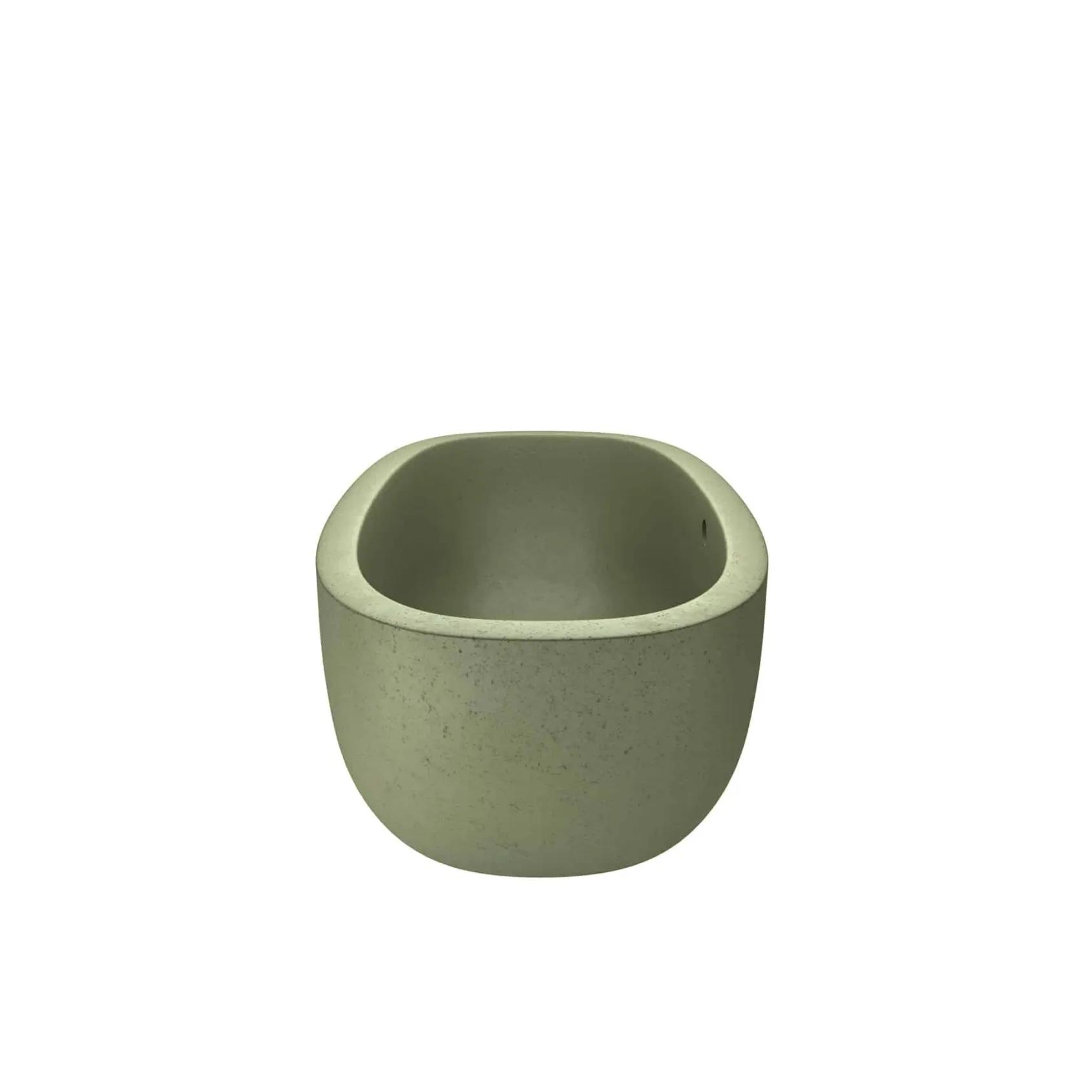 Native Trails 72" NativeStone Concrete Avalon Freestanding Bathtub, Sage, NST7236-G