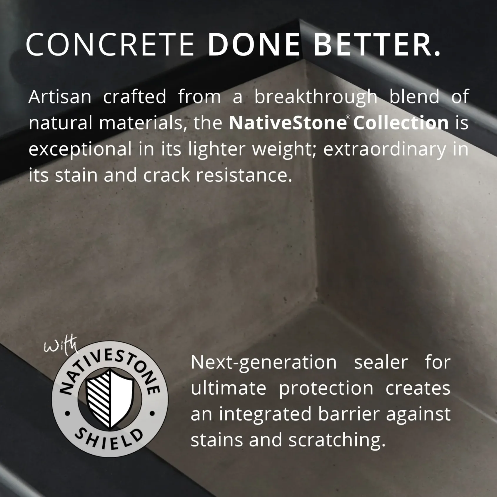 Native Trails 36" NativeStone Vanity Top, Slate, Oval with 3 Faucet Holes, VT36-O1714-S-3
