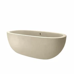 Native Trails 72" NativeStone Concrete Avalon Freestanding Bathtub, Sand, NST7236-D