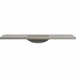 Native Trails 60" Palomar ADA NativeStone Vanity Top and Sink in Ash, Single Faucet Cutout, NSVNT60-A1