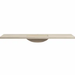 Native Trails 60" Palomar ADA NativeStone Vanity Top and Sink in Sand, Single Faucet Cutout, NSVNT60-D1