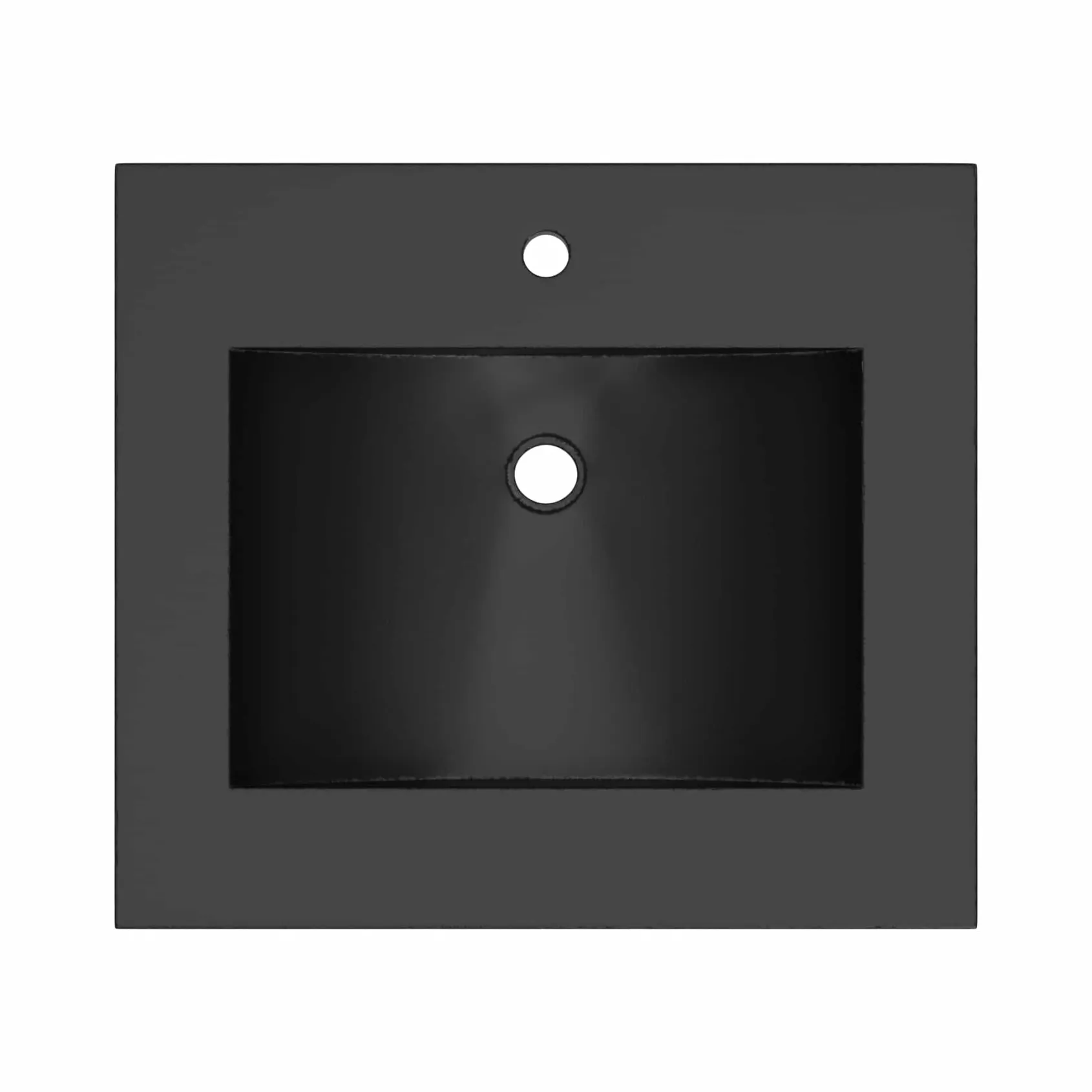 Native Trails 24" Palomar ADA NativeStone Vanity Top and Sink in Charcoal, Single Faucet Hole, NSVNT24-C1