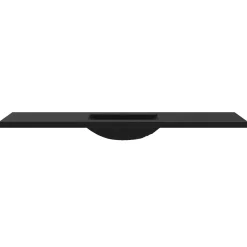 Native Trails 60" Palomar ADA NativeStone Vanity Top and Sink in Charcoal, Single Faucet Cutout, NSVNT60-C1