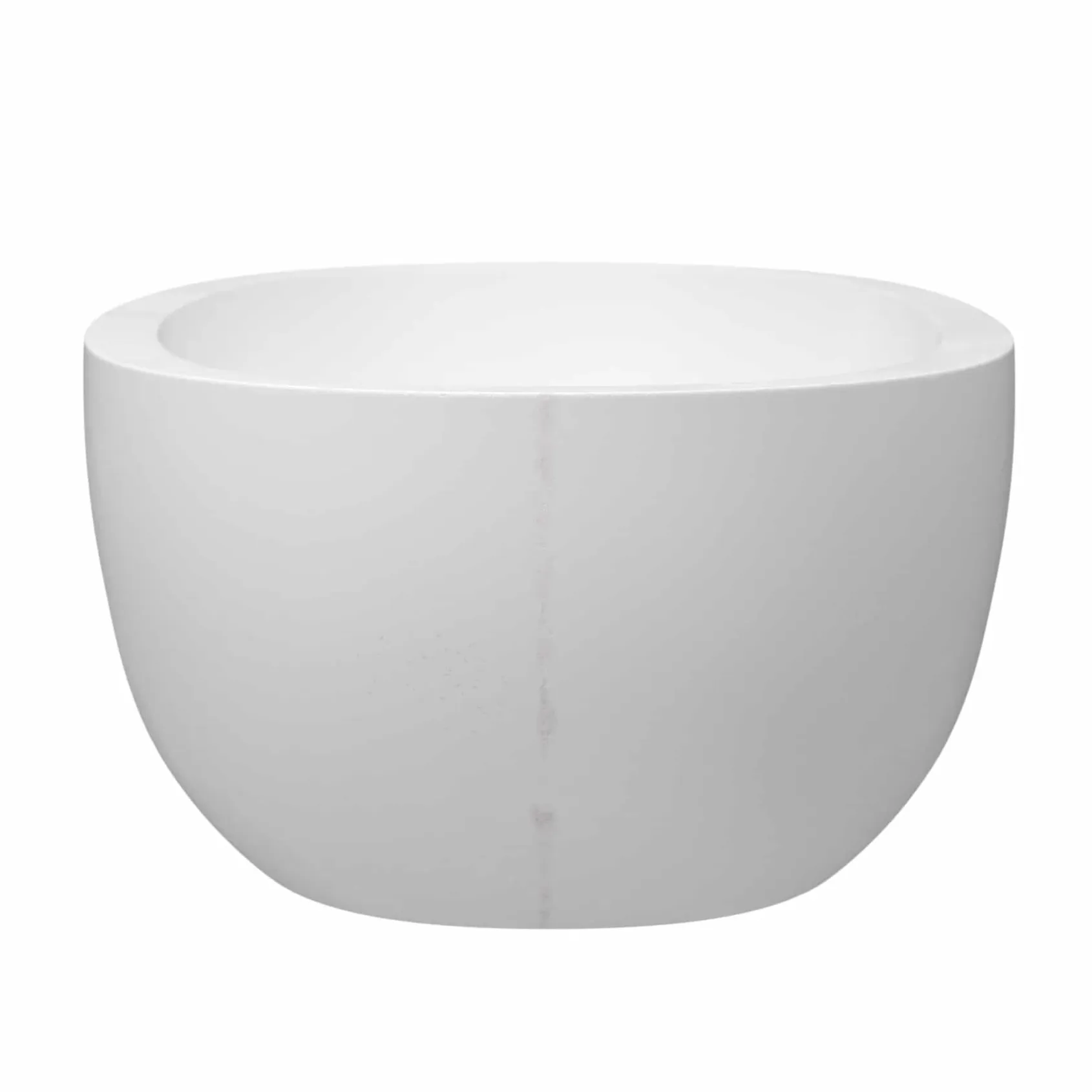 Native Trails Avalon 62" Freestanding NativeStone Concrete Bathtub in Pearl, NST6236-P