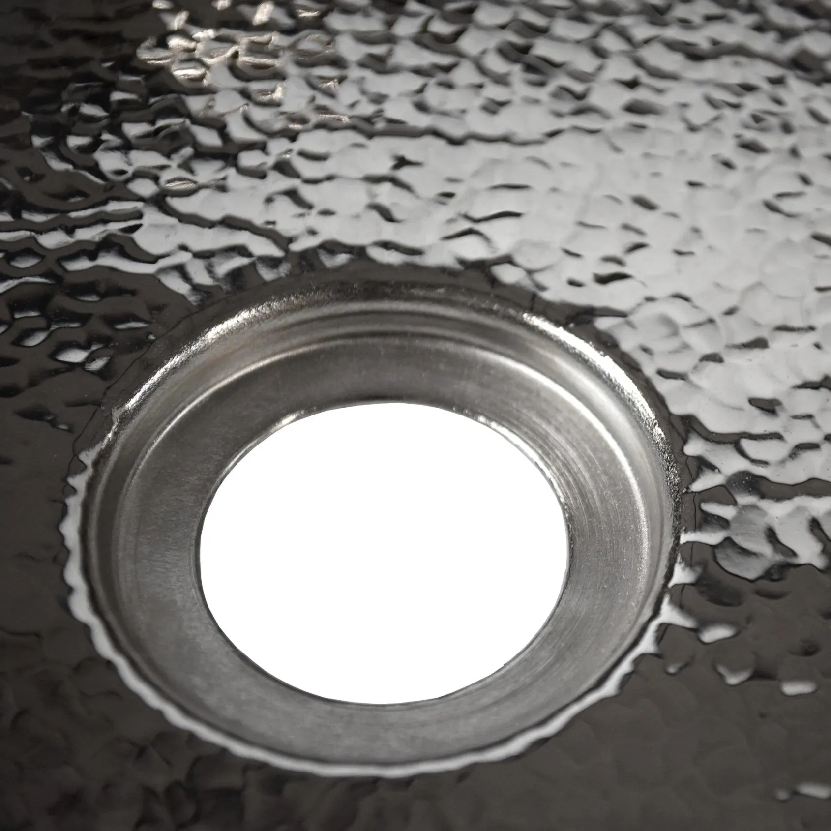 Native Trails Maestro 16" Round Nickel Bathroom Sink, Polished Nickel, CPS863