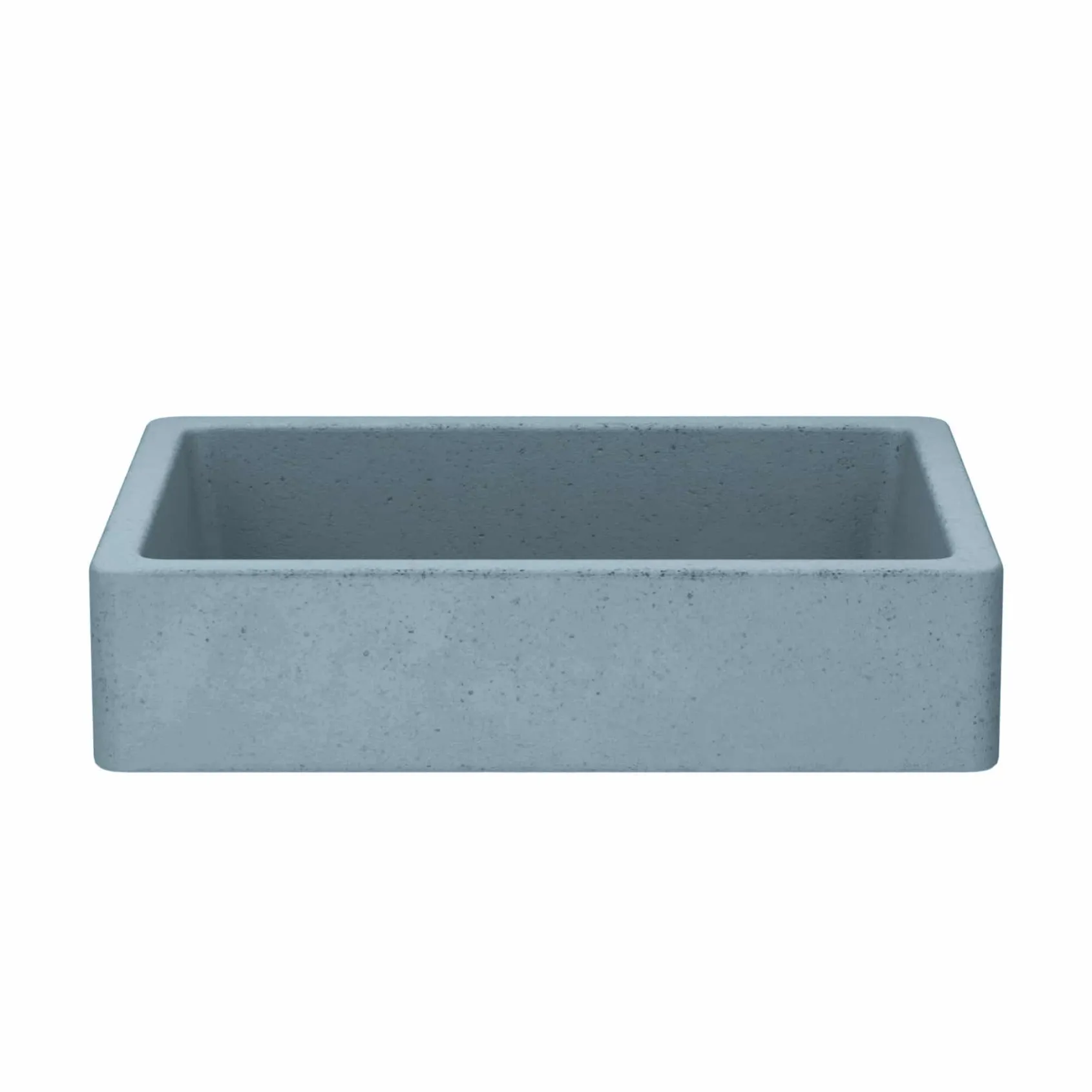 Native Trails Nipomo 19.5" x 15" Rectangle NativeStone Concrete ADA Farmhouse Bathroom Sink, Ocean, NSL1915-O