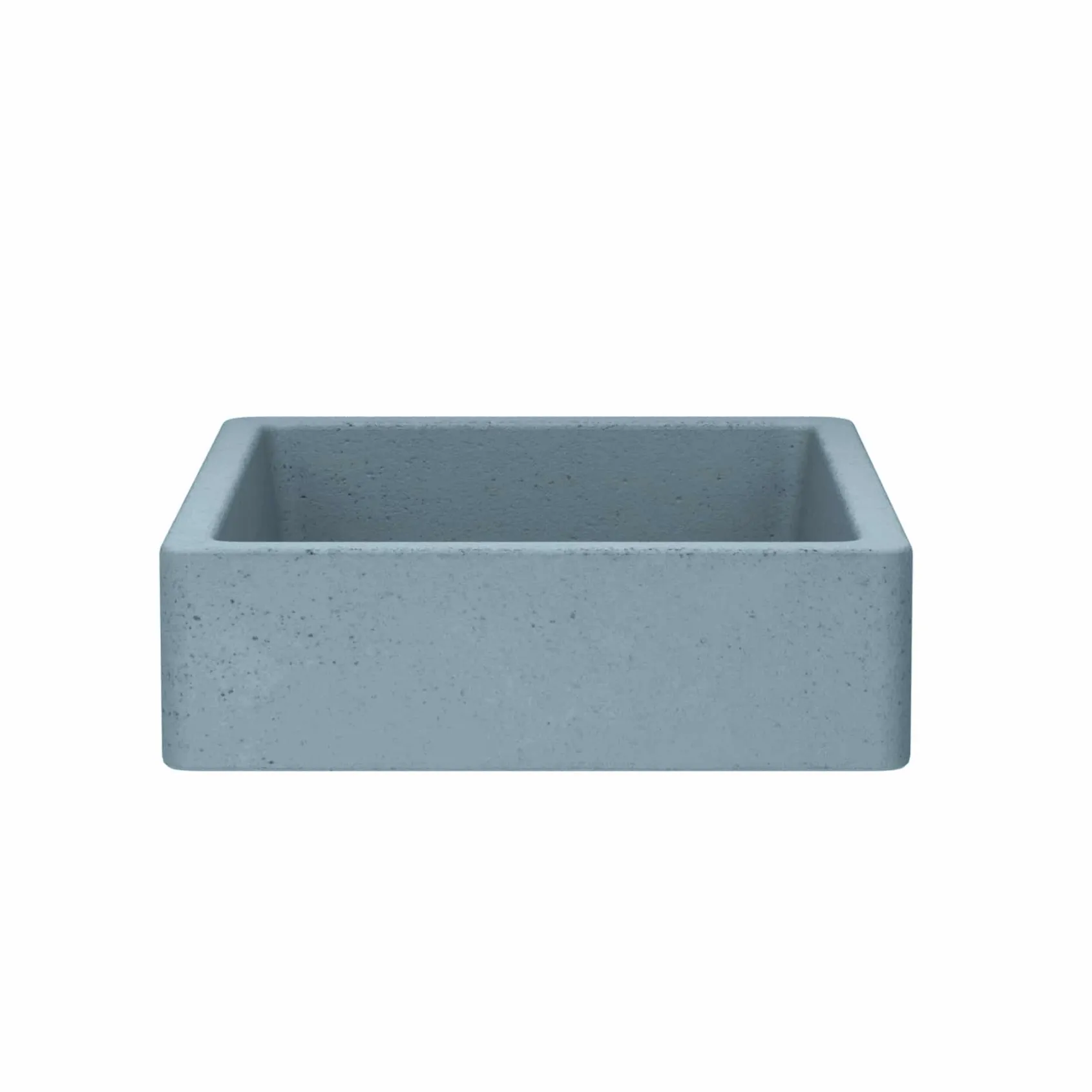 Native Trails Nipomo 19.5" x 15" Rectangle NativeStone Concrete ADA Farmhouse Bathroom Sink, Ocean, NSL1915-O