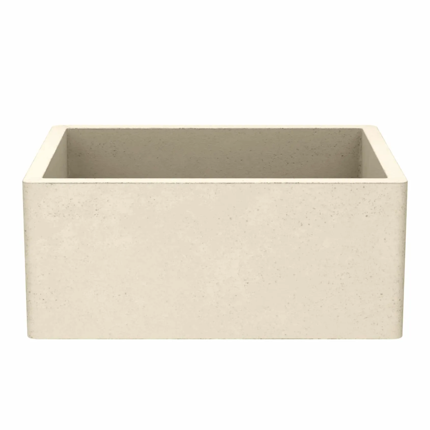 Native Trails 24" NativeStone Concrete Farmhouse Sink, Sand, NSK2418-D