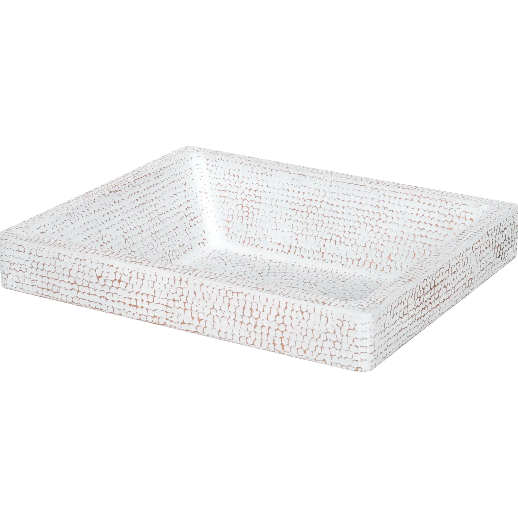 Premier Copper Products 19" x 16" Rectangle Vessel - Above Counter Copper Bathroom Sink, Glazed White, 17 Gauge, VREC19SKWHT