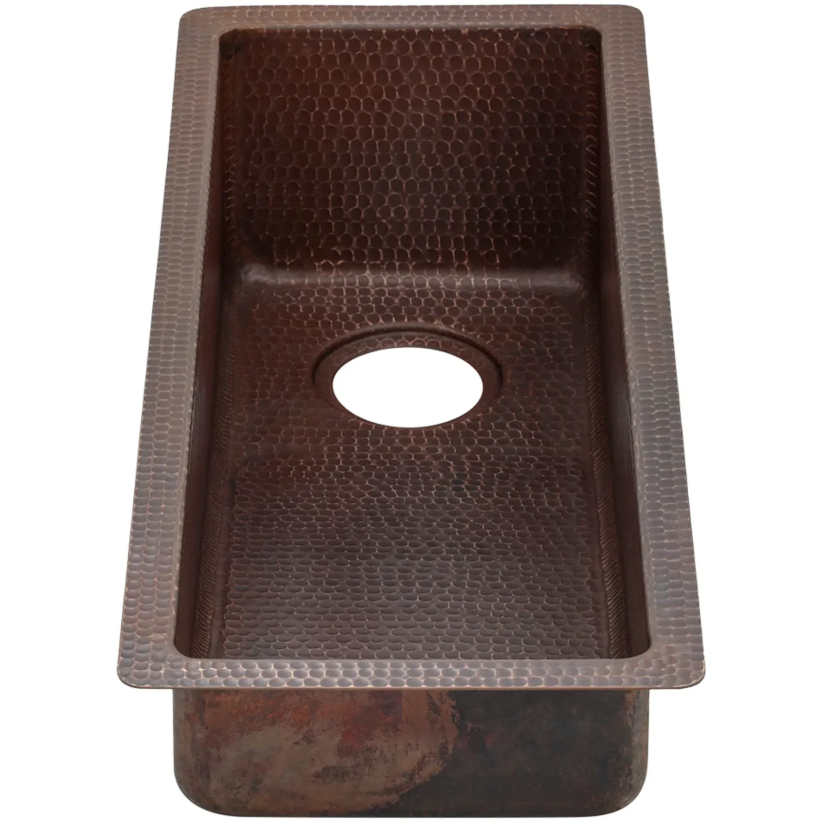 Premier Copper Products 28" Copper Bar/Prep Sink, Oil Rubbed Bronze, BRECSL28DB3