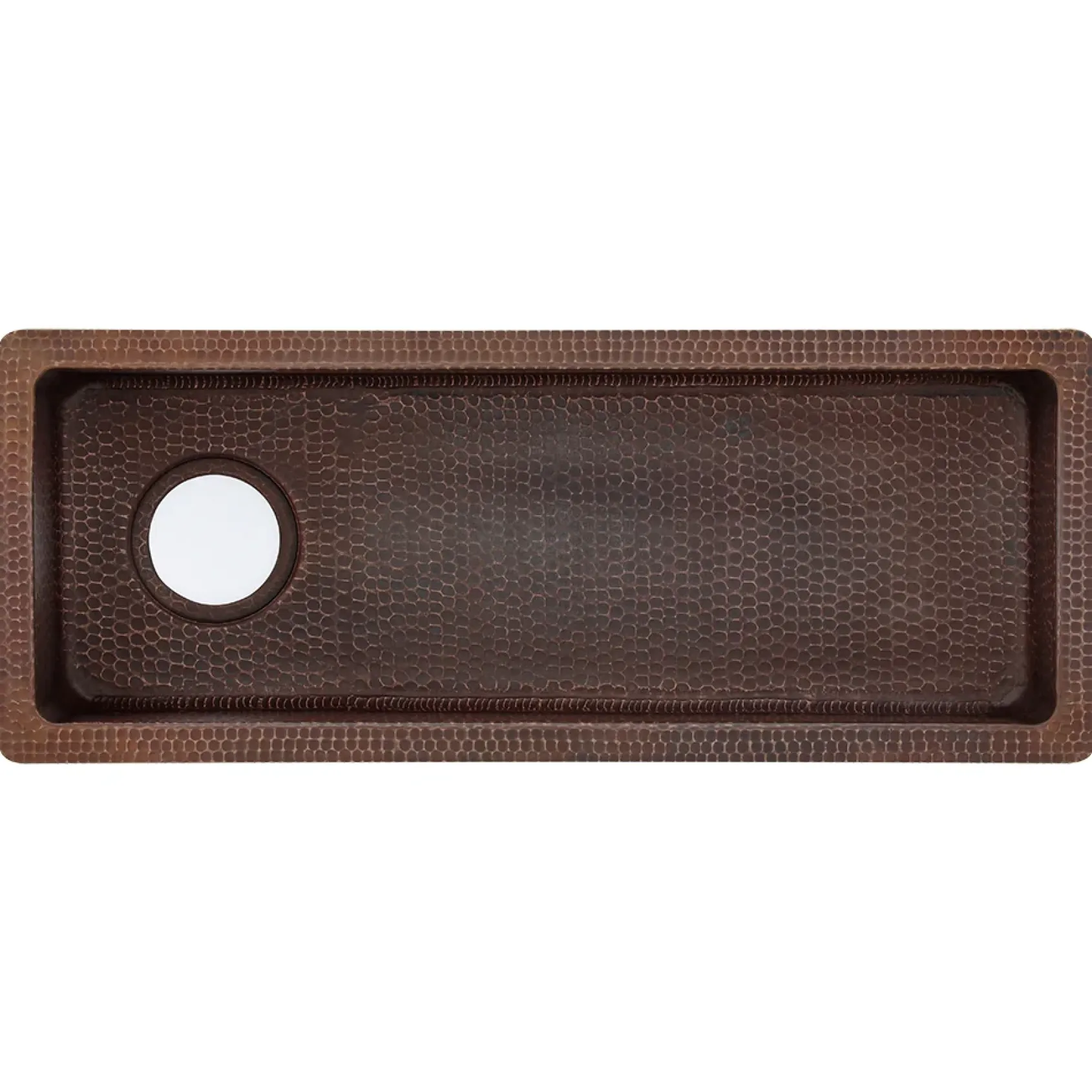 Premier Copper Products 28" Copper Bar/Prep Sink, Oil Rubbed Bronze, BRECSL28DB3