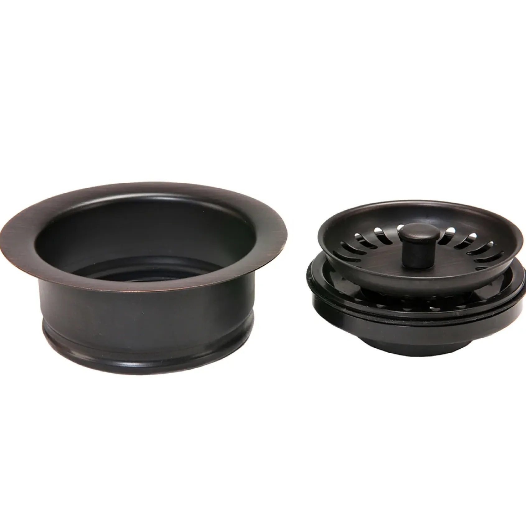 Premier Copper Products 17" Rectangle Copper Prep Bar Sink w/ 3.5" Drain Opening, Matching Drain and Accessories, Oil Rubbed Bronze, BSP5_BRECDB3-G