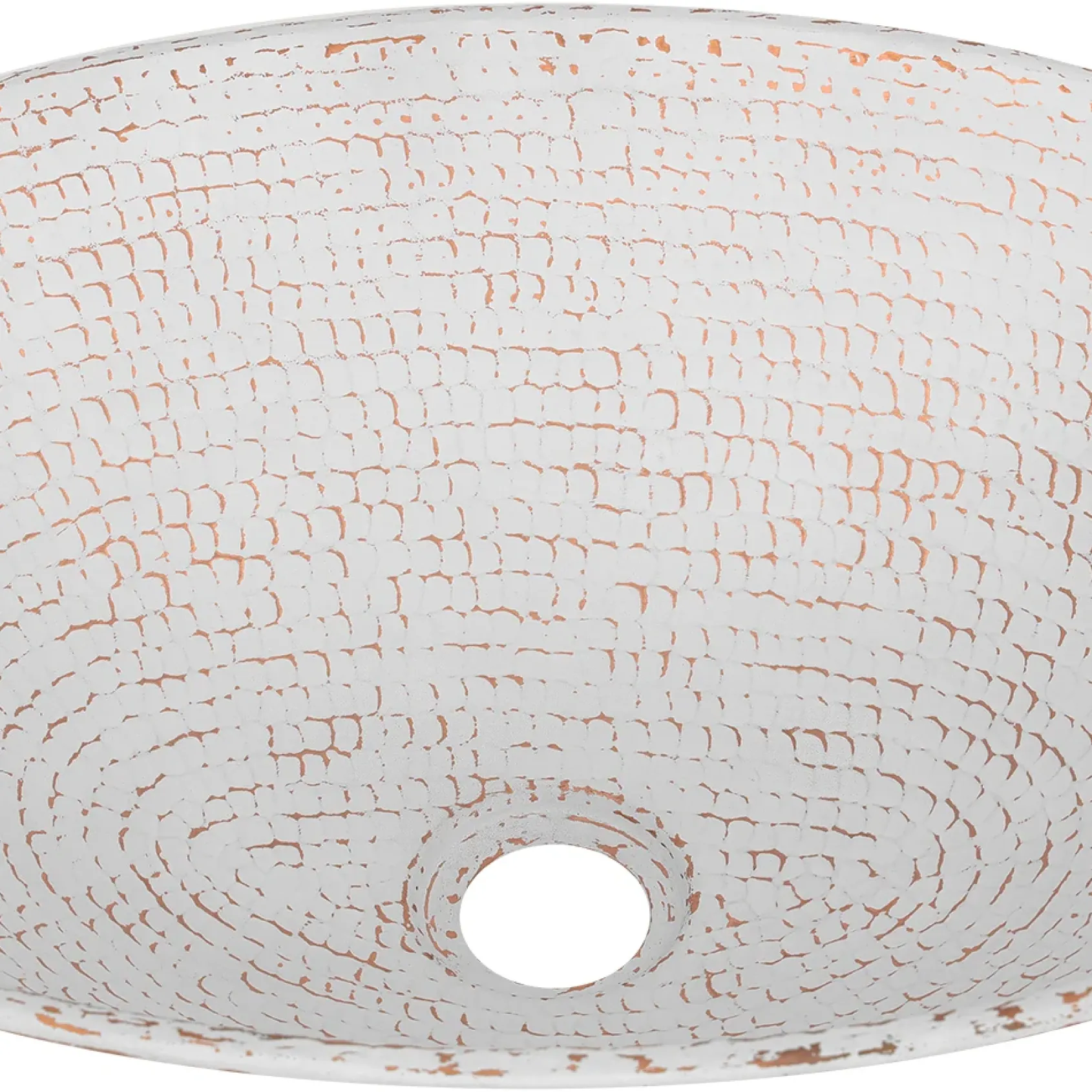 Premier Copper Products 17" x 12" Oval Vessel - Above Counter Copper Bathroom Sink, Glazed White, 17 Gauge, VO17WWHT