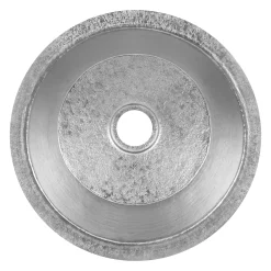 Premier Copper Products 14" Round Terra Firma Copper Bar/Prep Sink, Nickel, 10 Gauge, TFBR14EN2