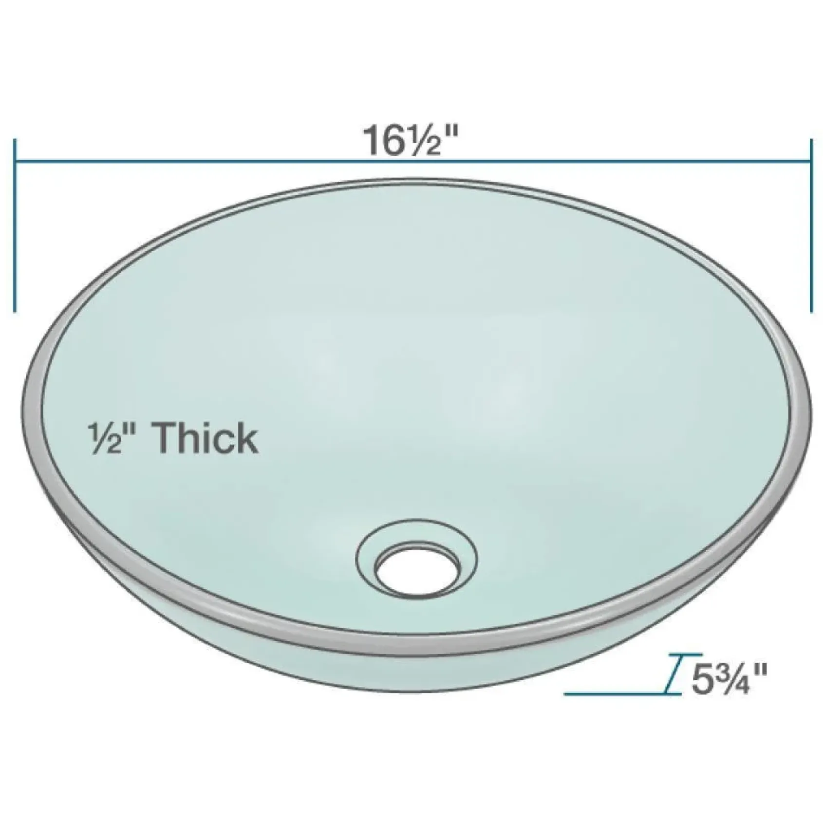 Rene 17" Round Glass Bathroom Sink, Ivy, with Faucet, R5-5001-IVY-WF-C