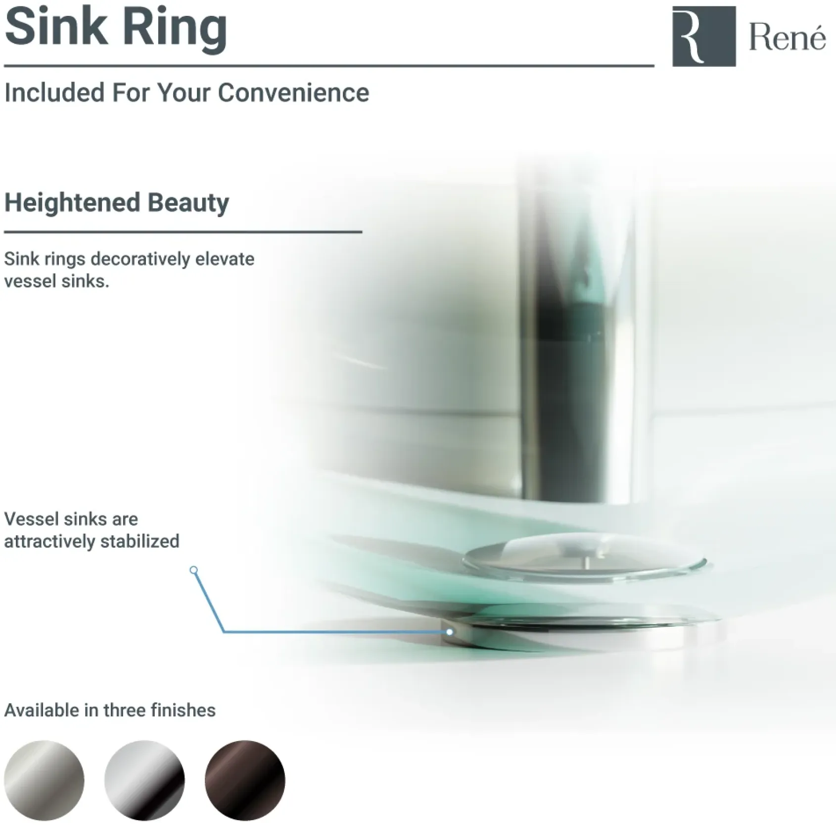 Rene 17" Round Glass Bathroom Sink, Bronze, with Faucet, R5-5030-R9-7003-C
