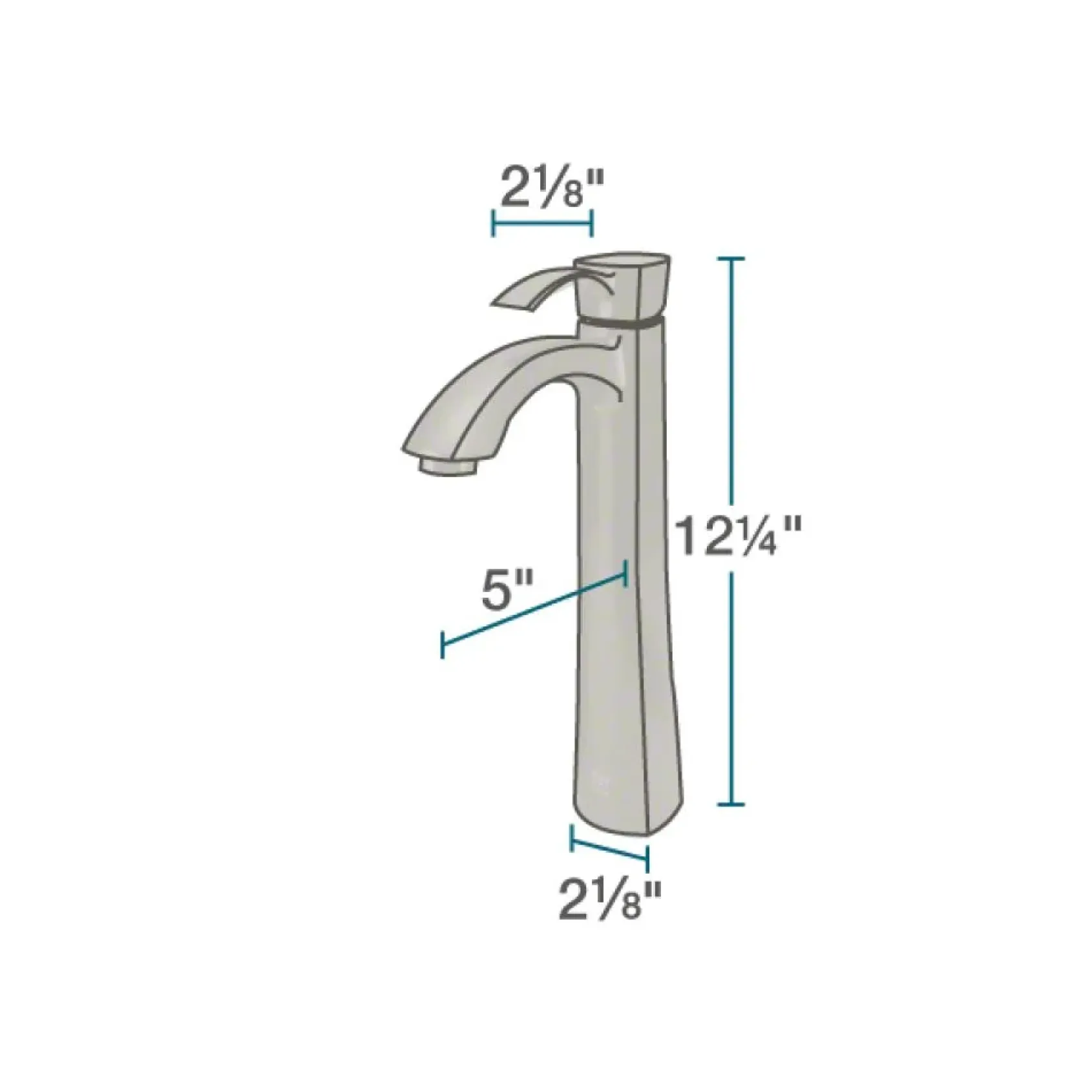 Rene 17" Round Glass Bathroom Sink, Gradient Blue, with Faucet, R5-5008-R9-7006-BN