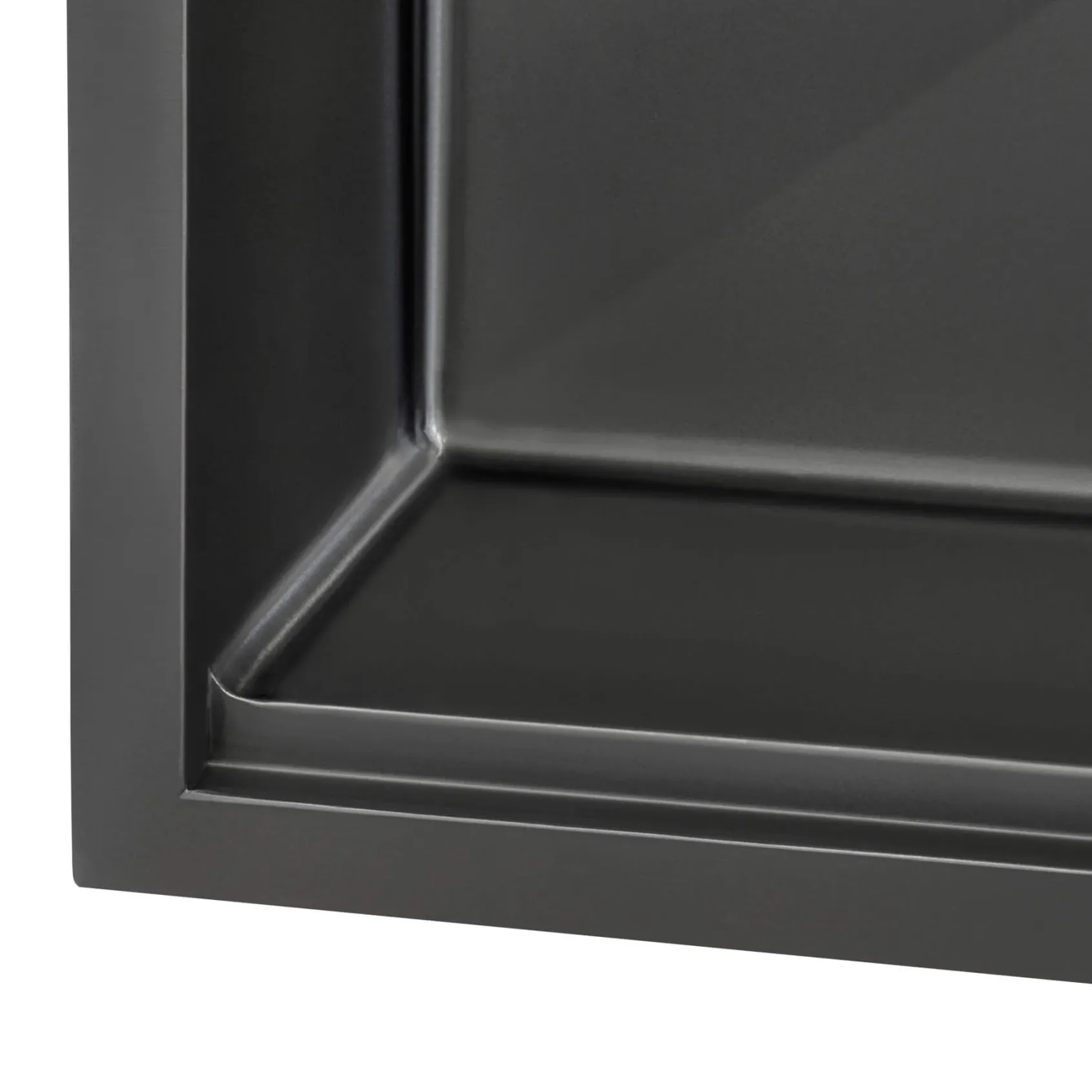 Ruvati Giana 27" Undermount Stainless Steel Workstation Kitchen Sink, Gunmetal Matte Black, 16 Gauge, RVH6527BL