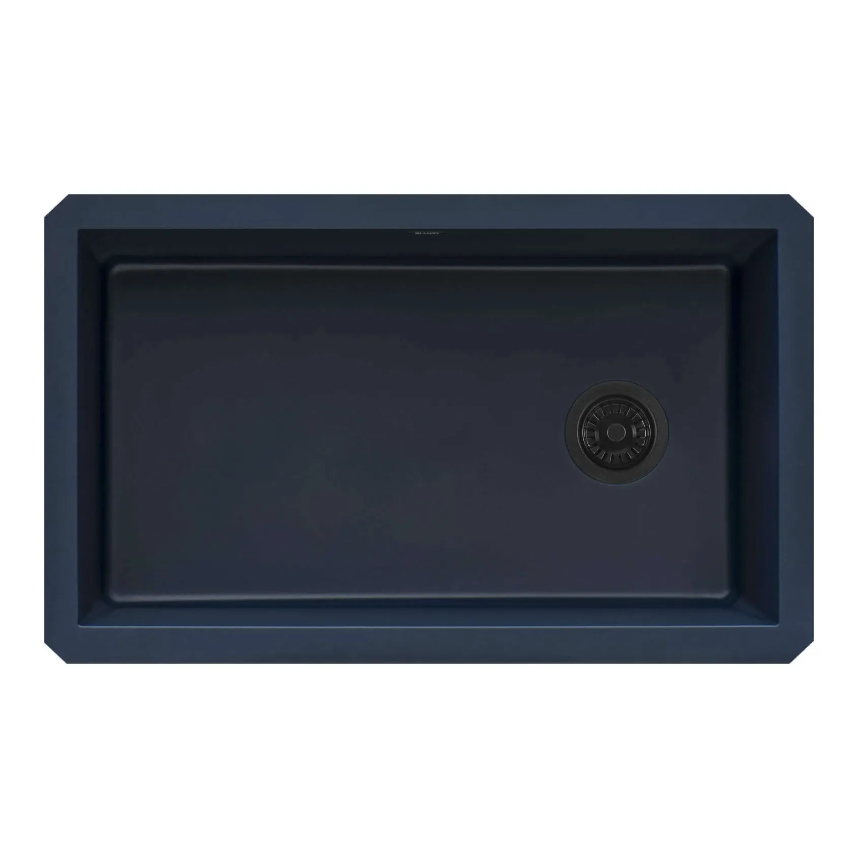 Ruvati 32 x 19 inch epiGranite Undermount Granite Composite Single Bowl Kitchen Sink, Catalina Blue , RVG2033LU