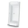 Toto 72" Cast Acrylic Aimes Freestanding Tub Bathtub, Cotton White, ABF626N#01DBN
