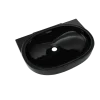 TOTO 19-11/16" x 13-3/4" Oval Undermount Bathroom Sink, Ebony, Vitreous China, LT546#51