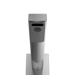 TOTO Axiom Wall-Mount AC Powered 0.35 GPM Touchless Bathroom Faucet with Thermostatic Mixing Valve, 20 Second On-Demand Flow, Polished Chrome, Brass, T25L32AT#CP