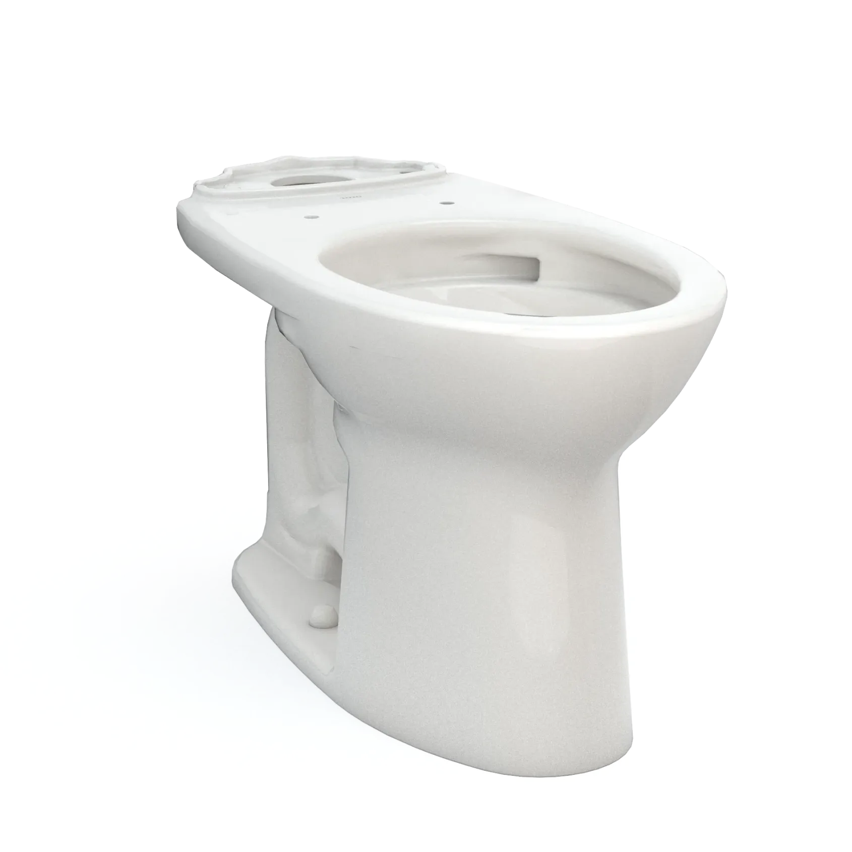 TOTO Drake Elongated TORNADO FLUSH Toilet Bowl with CEFIONTECT, Colonial White, Vitreous China, C776CEG#11