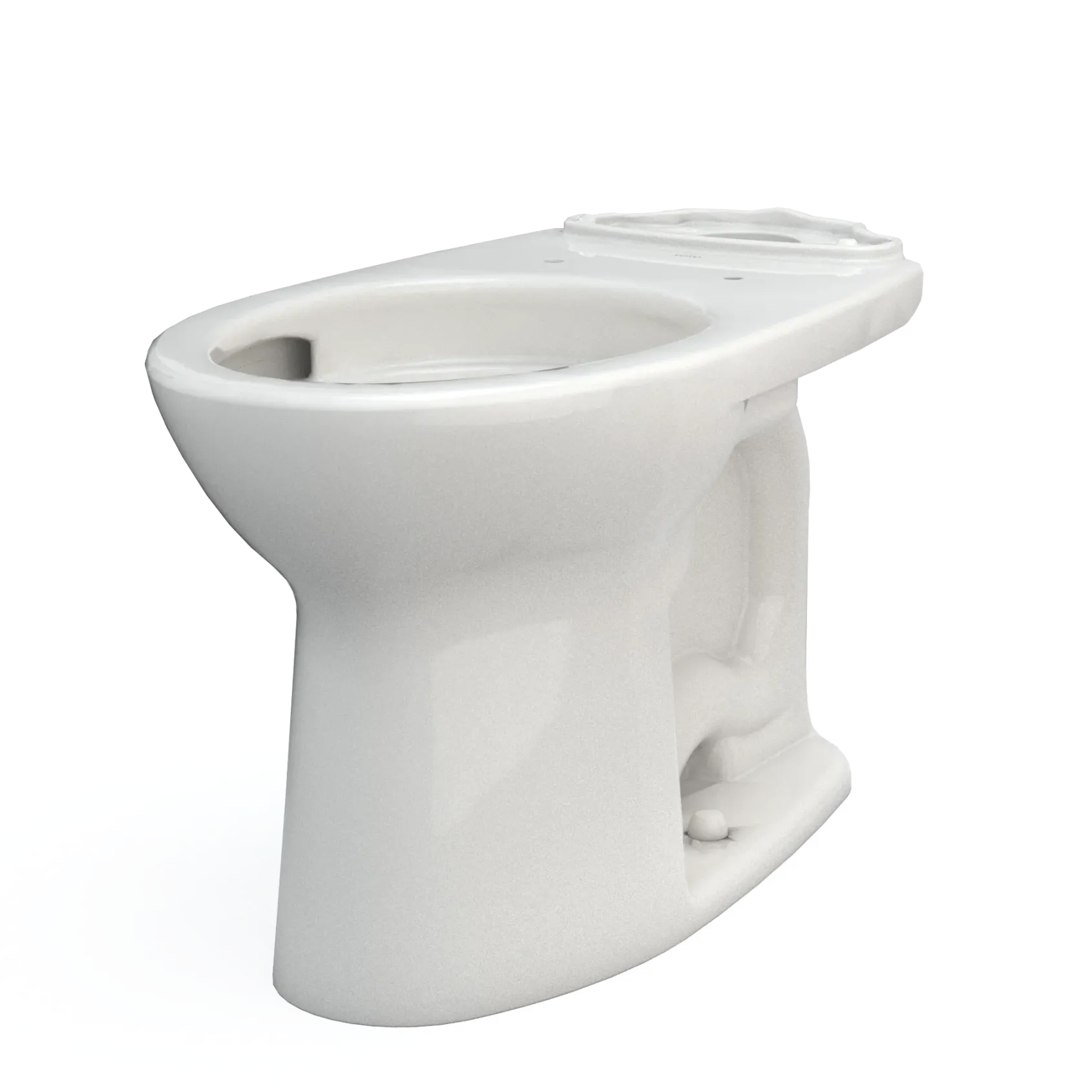 TOTO Drake Elongated TORNADO FLUSH Toilet Bowl with CEFIONTECT, Colonial White, Vitreous China, C776CEG#11