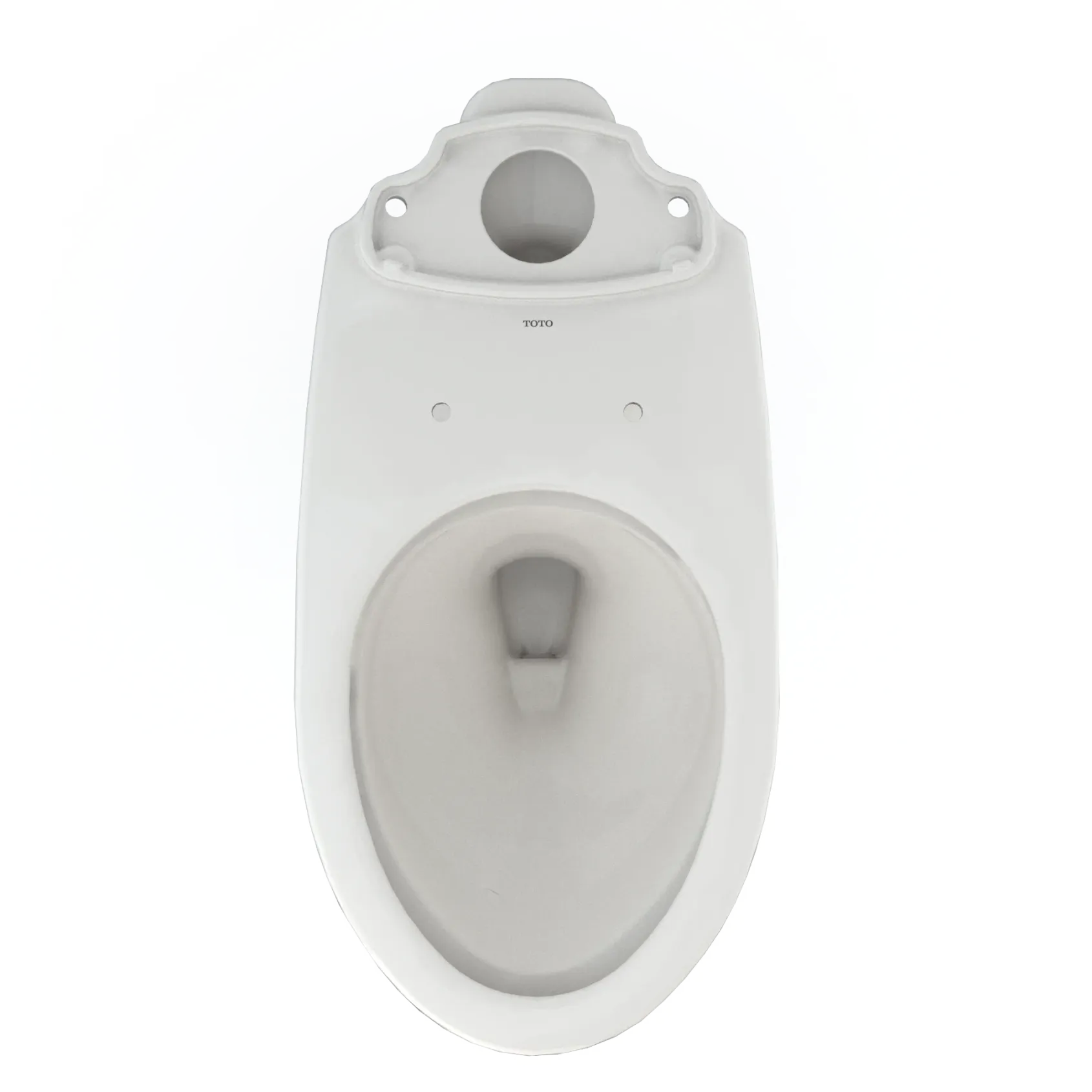 TOTO Drake Elongated TORNADO FLUSH Toilet Bowl with CEFIONTECT, Colonial White, Vitreous China, C776CEG#11