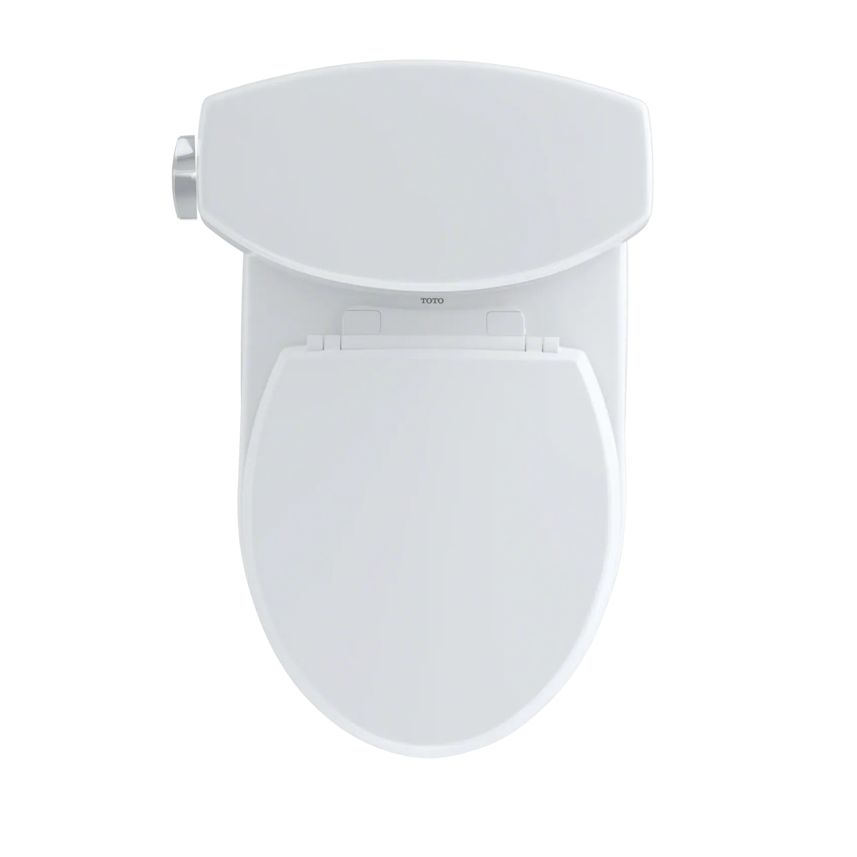 TOTO Drake II Two-Piece Round 1.28 GPF Universal Height Toilet, Ebony, Vitreous China, CST453CEF#51