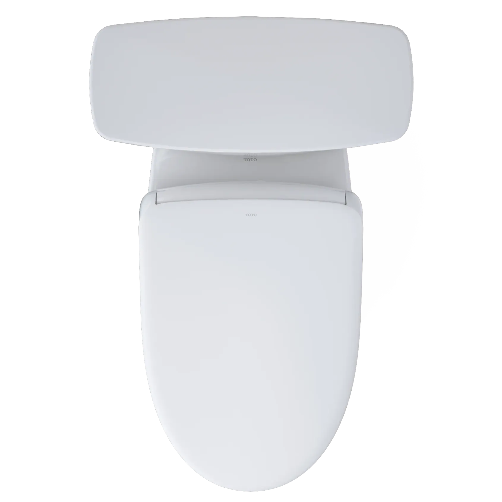 TOTO Drake Transitional WASHLET+ Two-Piece Elongated 1.28 GPF Universal Height TORNADO FLUSH Toilet and S7A Contemporary Bidet Seat with Auto Flush, Cotton White, Vitreous China|Plastic, MW7864736CEFGA#01