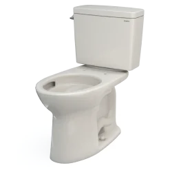 TOTO Drake Two-Piece Elongated 1.28 GPF Universal Height TORNADO FLUSH Toilet with CEFIONTECT, Sedona Beige, Vitreous China, CST776CEFG#12