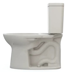 TOTO Drake Two-Piece Elongated 1.28 GPF TORNADO FLUSH Toilet with CEFIONTECT, Sedona Beige, Vitreous China, CST776CEG#12