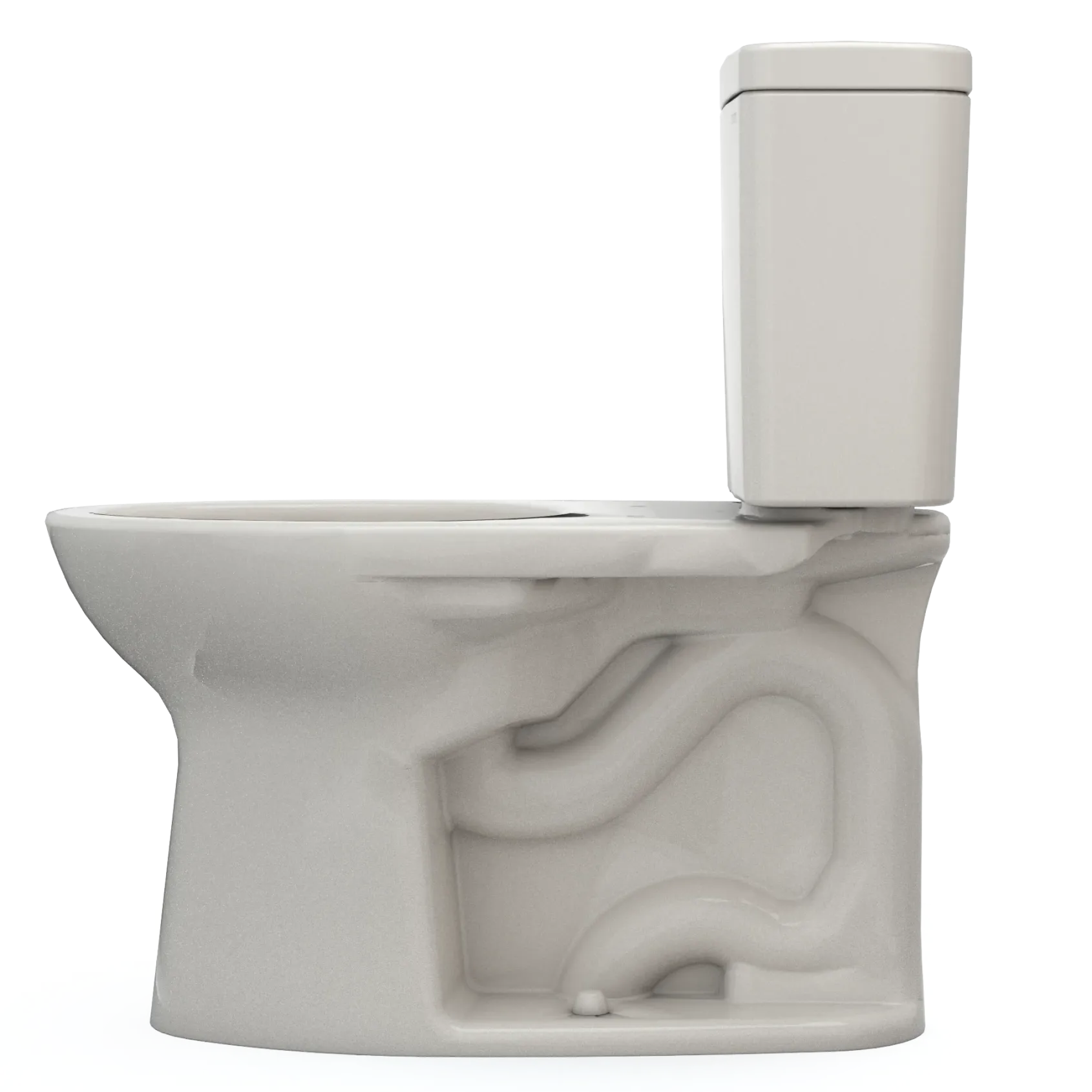 TOTO Drake Two-Piece Elongated 1.28 GPF TORNADO FLUSH Toilet with CEFIONTECT, Sedona Beige, Vitreous China, CST776CEG#12