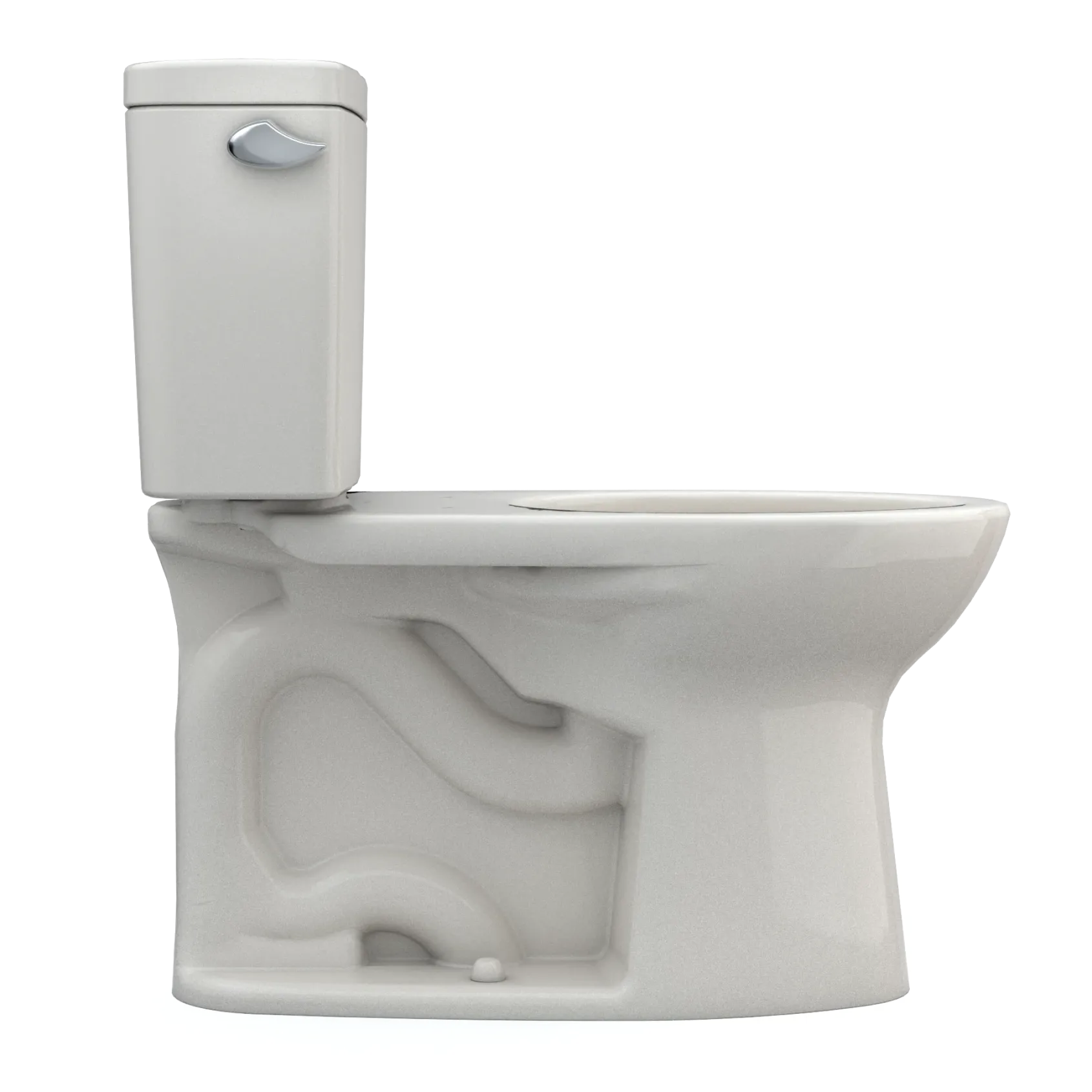 TOTO Drake Two-Piece Elongated 1.28 GPF TORNADO FLUSH Toilet with CEFIONTECT, Sedona Beige, Vitreous China, CST776CEG#12