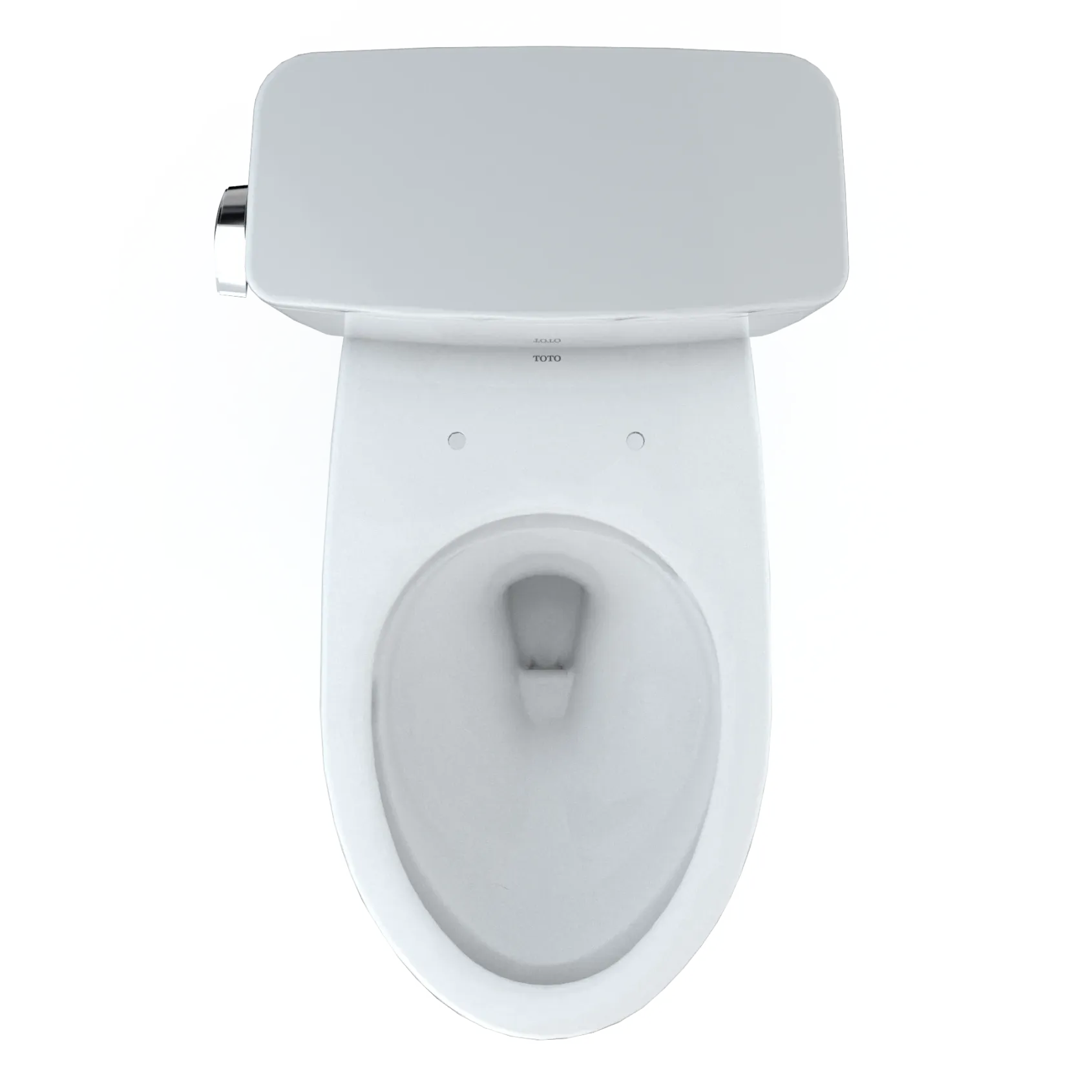 TOTO Drake Two-Piece Elongated 1.28 GPF TORNADO FLUSH Toilet with CEFIONTECT, Cotton White, Vitreous China, CST776CEG#01