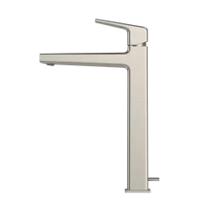 TOTO GB 1.2 GPM Single Handle Vessel Bathroom Sink Faucet with COMFORT GLIDE Technology, Brushed Nickel, Brass, TLG10305U#BN