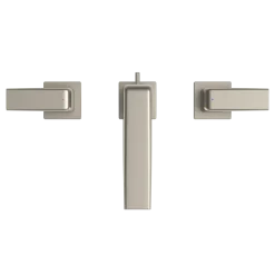TOTO GB Series 1.2 GPM Two Handle Widespread Bathroom Sink Faucet with Drain Assembly, Brushed Nickel, Brass, TLG10201U#BN