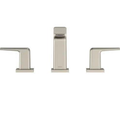 TOTO GB Series 1.2 GPM Two Handle Widespread Bathroom Sink Faucet with Drain Assembly, Brushed Nickel, Brass, TLG10201U#BN