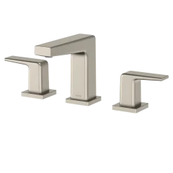 TOTO GB Series 1.2 GPM Two Handle Widespread Bathroom Sink Faucet with Drain Assembly, Brushed Nickel, Brass, TLG10201U#BN