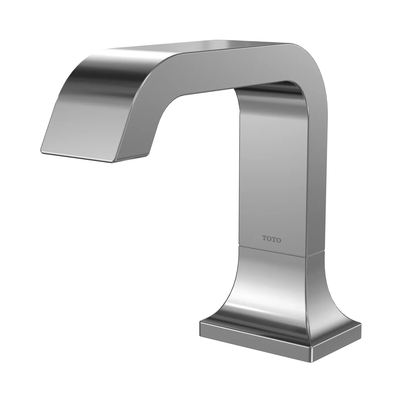 TOTO GC AC Powered 0.5 GPM Touchless Bathroom Faucet with Thermostatic Mixing Valve, 20 Second Continuous Flow, Polished Chrome, Brass, T21S53AT#CP