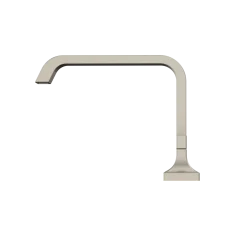 TOTO GC Two-Handle Deck-Mount Roman Tub Filler Trim, Brushed Nickel, Brass, TBG08201U#BN