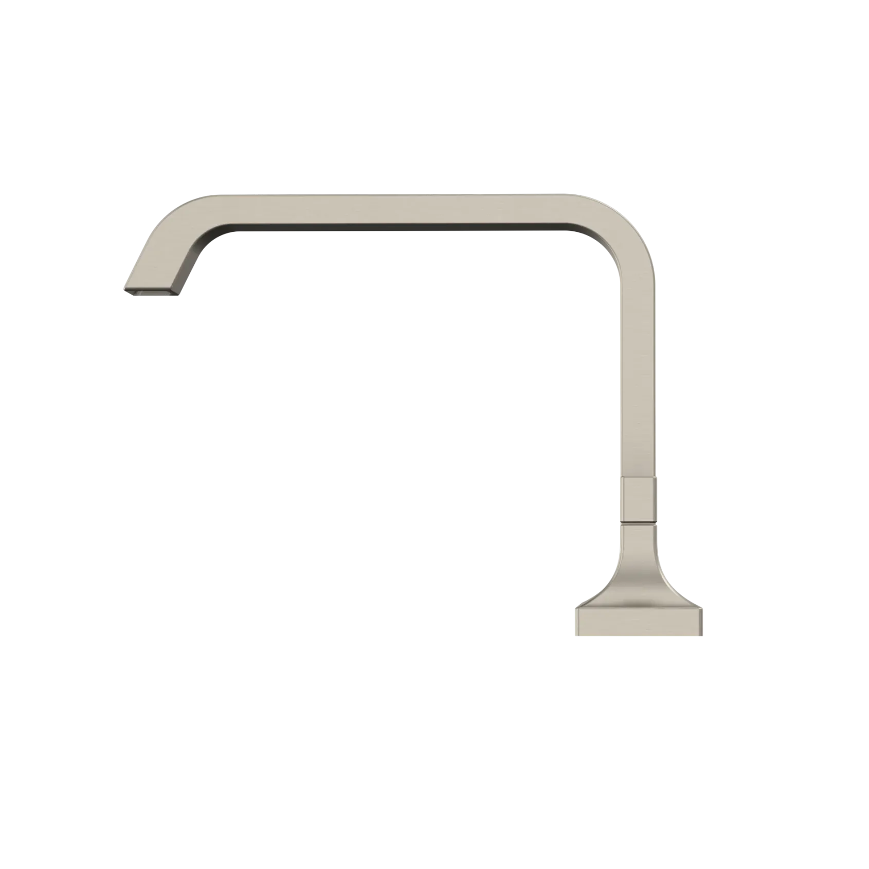 TOTO GC Two-Handle Deck-Mount Roman Tub Filler Trim, Brushed Nickel, Brass, TBG08201U#BN