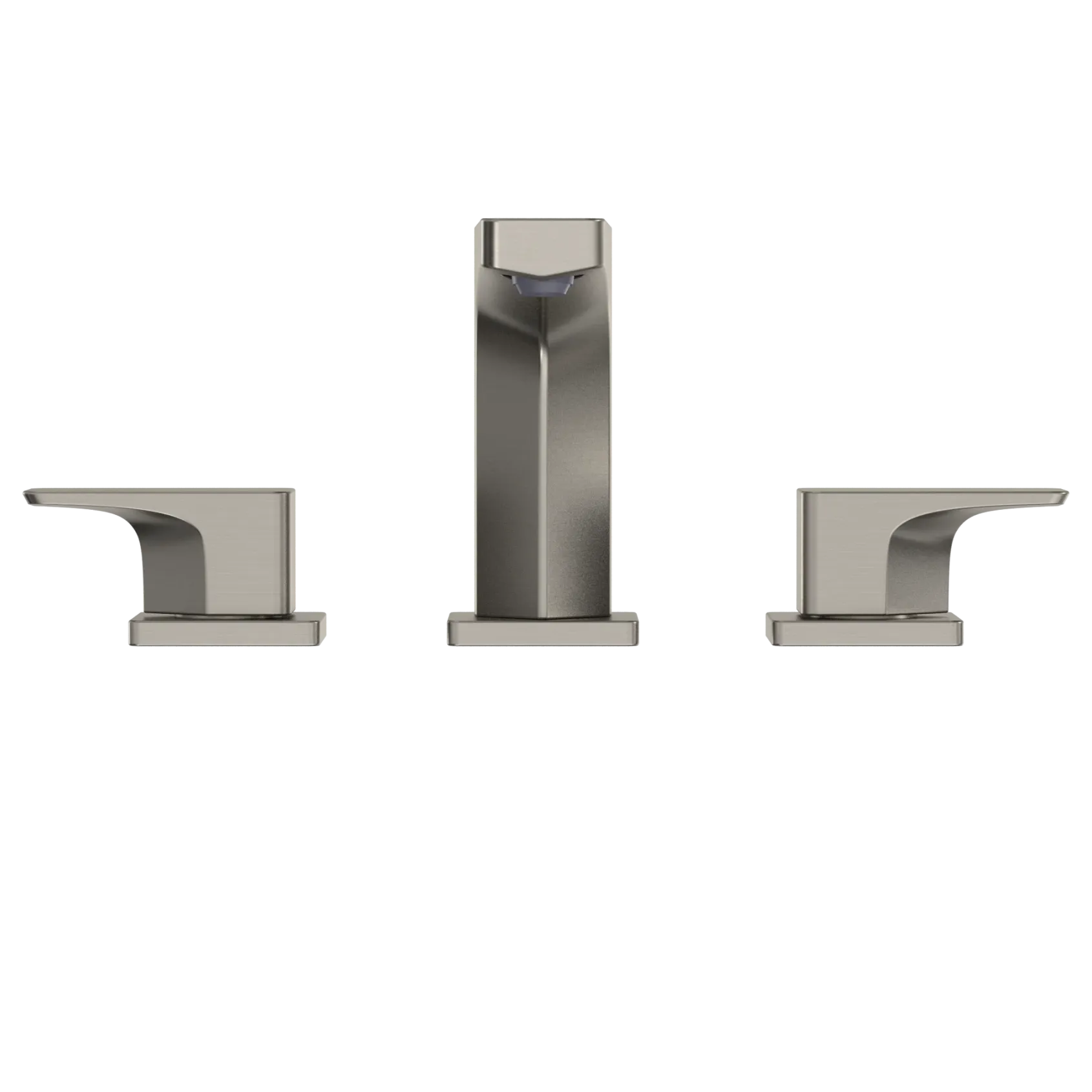 TOTO GE 1.2 GPM Two Handle Widespread Bathroom Sink Faucet, Brushed Nickel, Brass, TLG07201U#BN