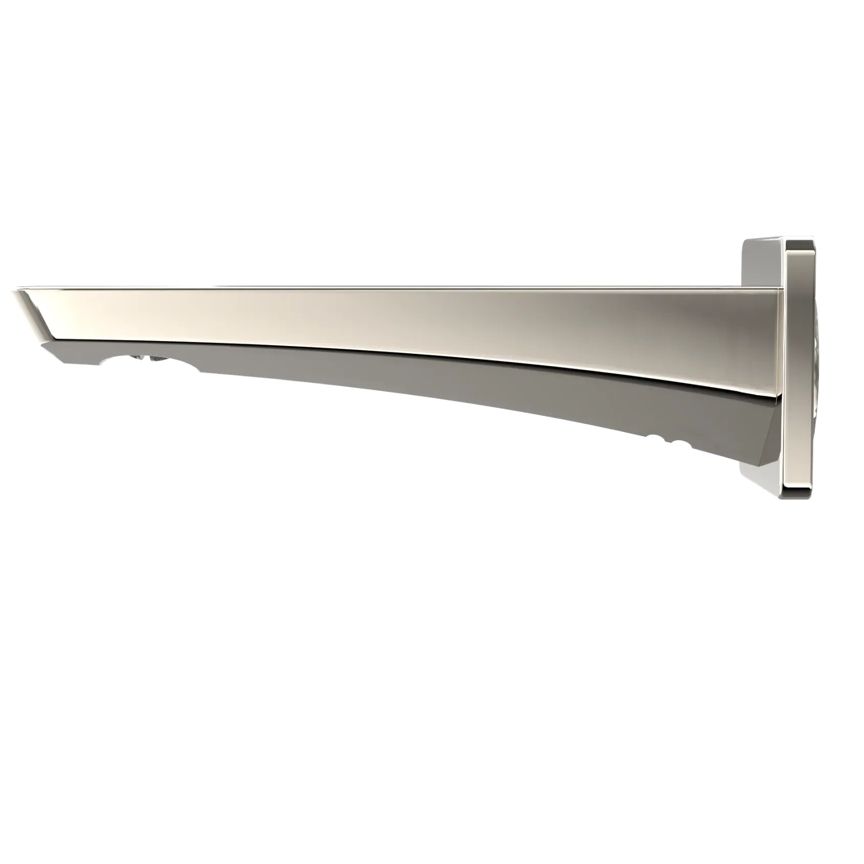 TOTO GE Wall Tub Spout, Polished Nickel, Brass, TBG07001U#PN