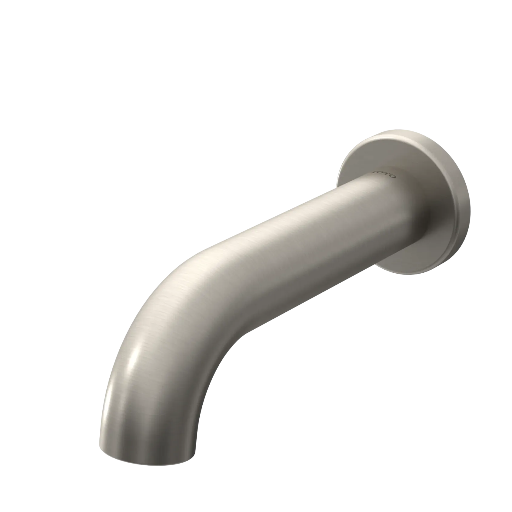 TOTO GF Bathroom Wall Mount Tub Spout, Brushed Nickel, Brass, TBG11001U#BN
